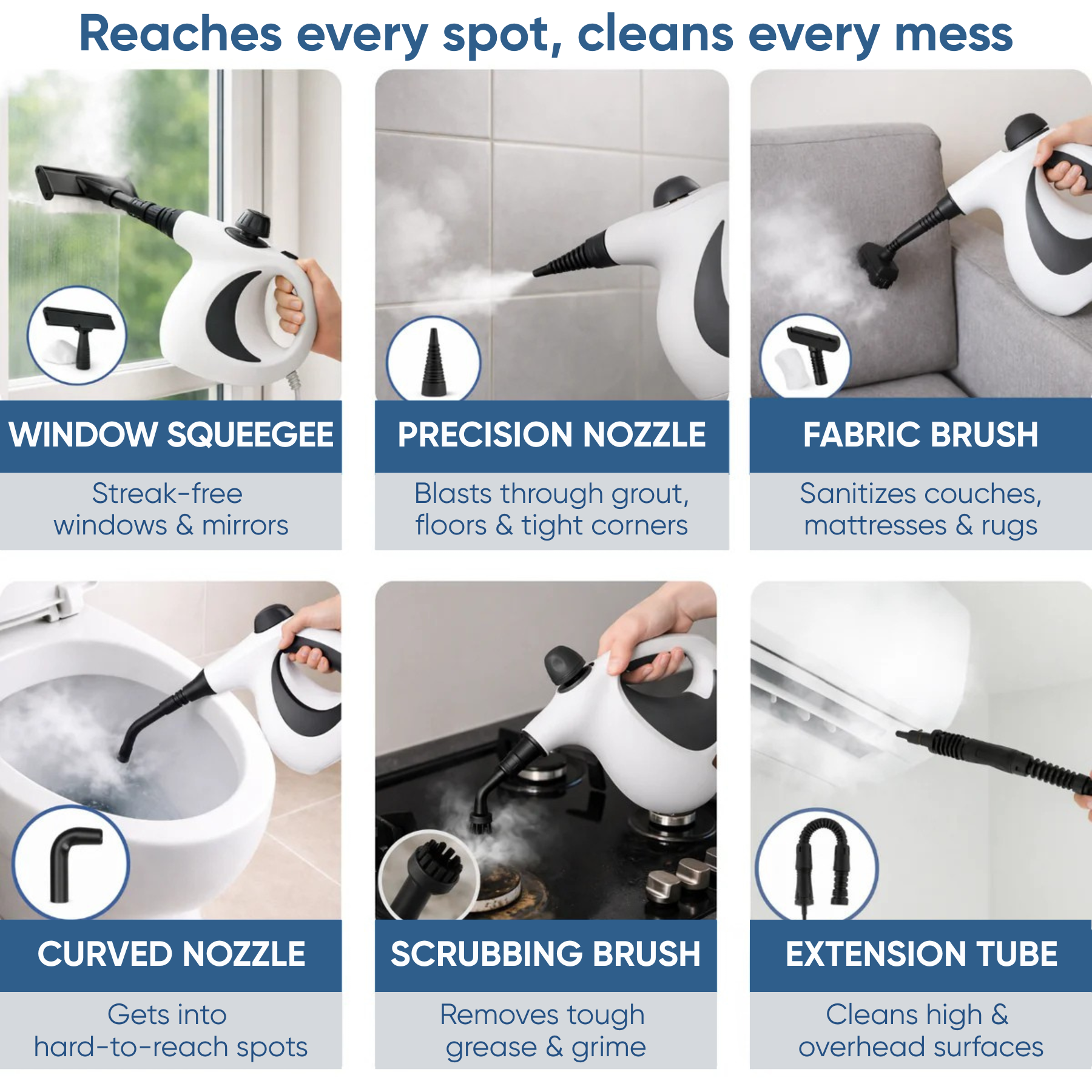 Vapora Steam Cleaner, Replace Every Toxic Cleaner With Water